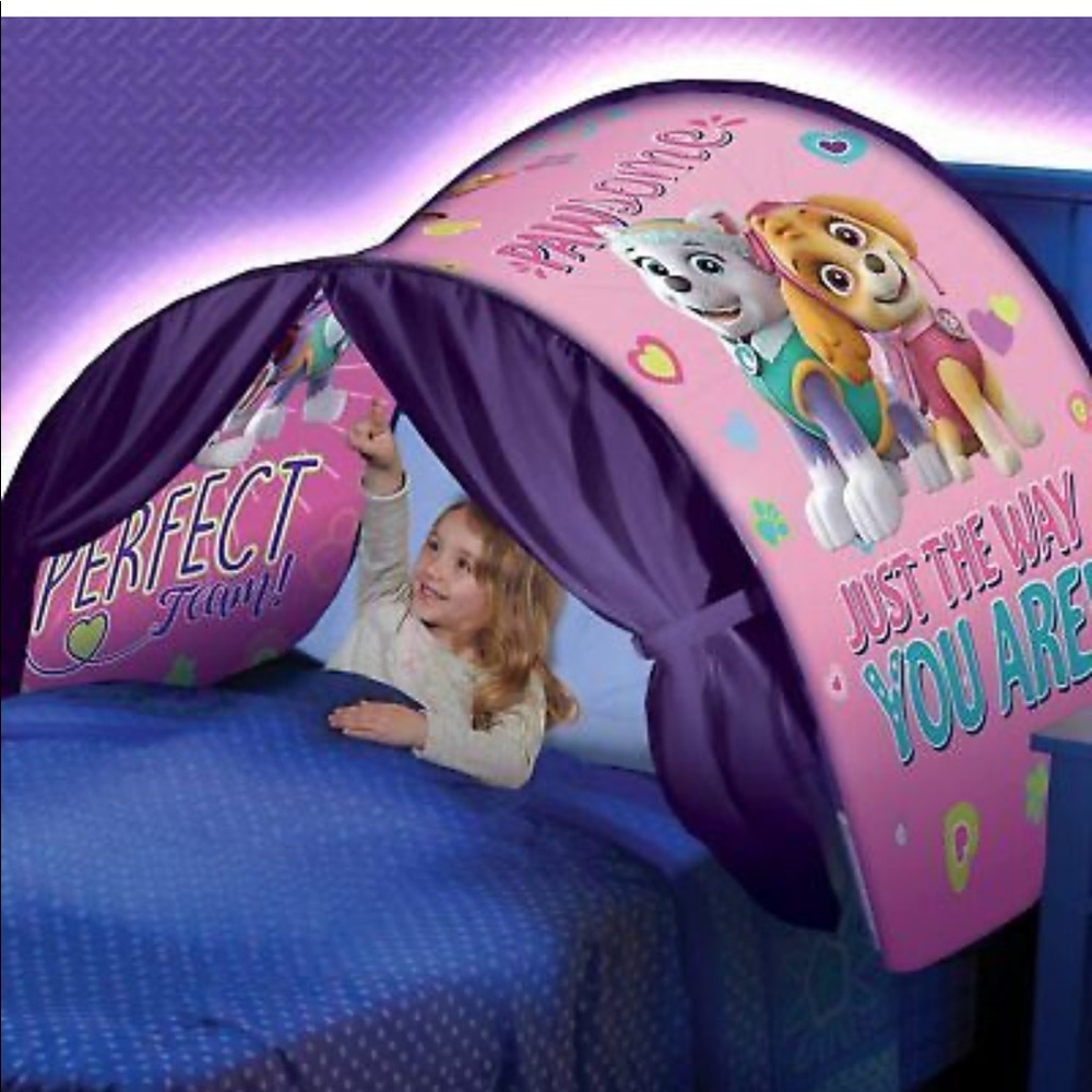 paw patrol bed tent